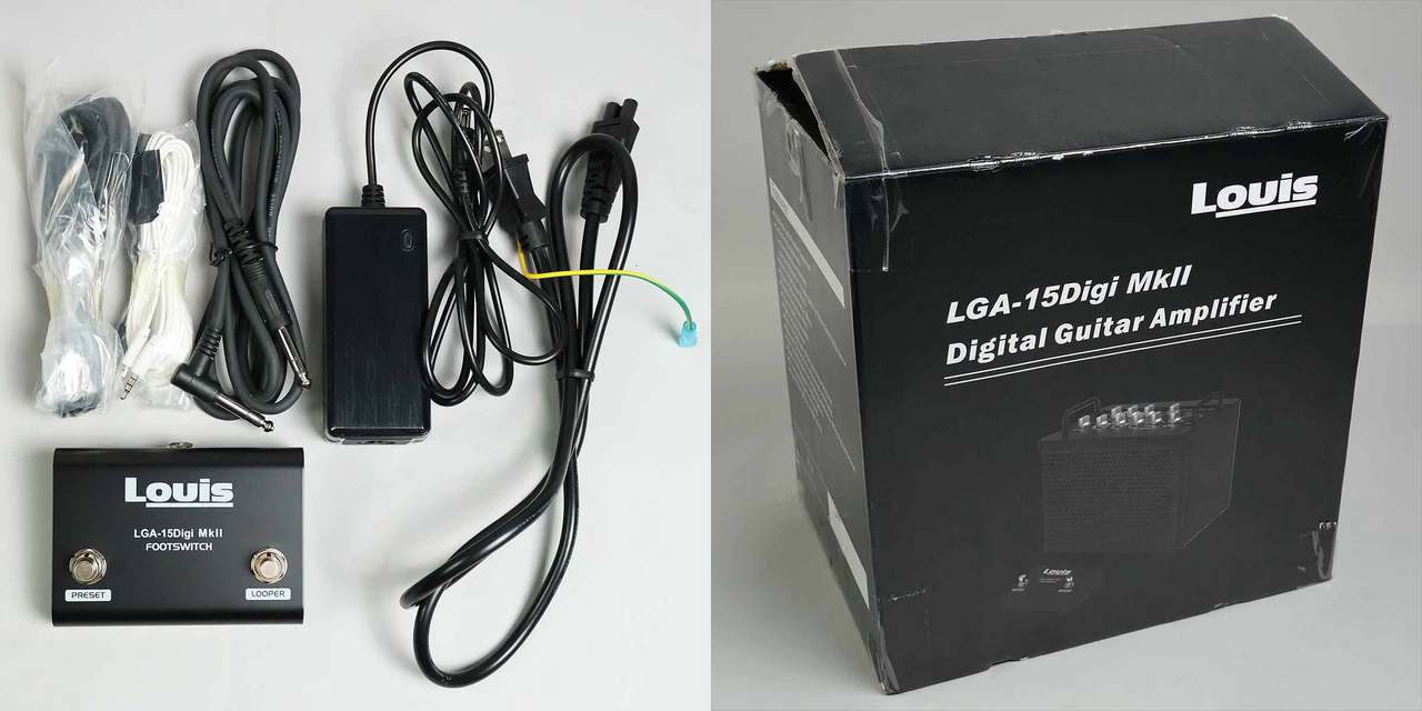 Louis LGA-15DigiMkII ギターアンプ 15W リズムマシン・ルーパー搭載