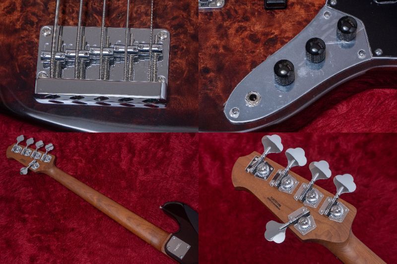 ベース HEX B365 new】HEX Guitars / B365 Tranceparent Brown Burst - Geek IN Box