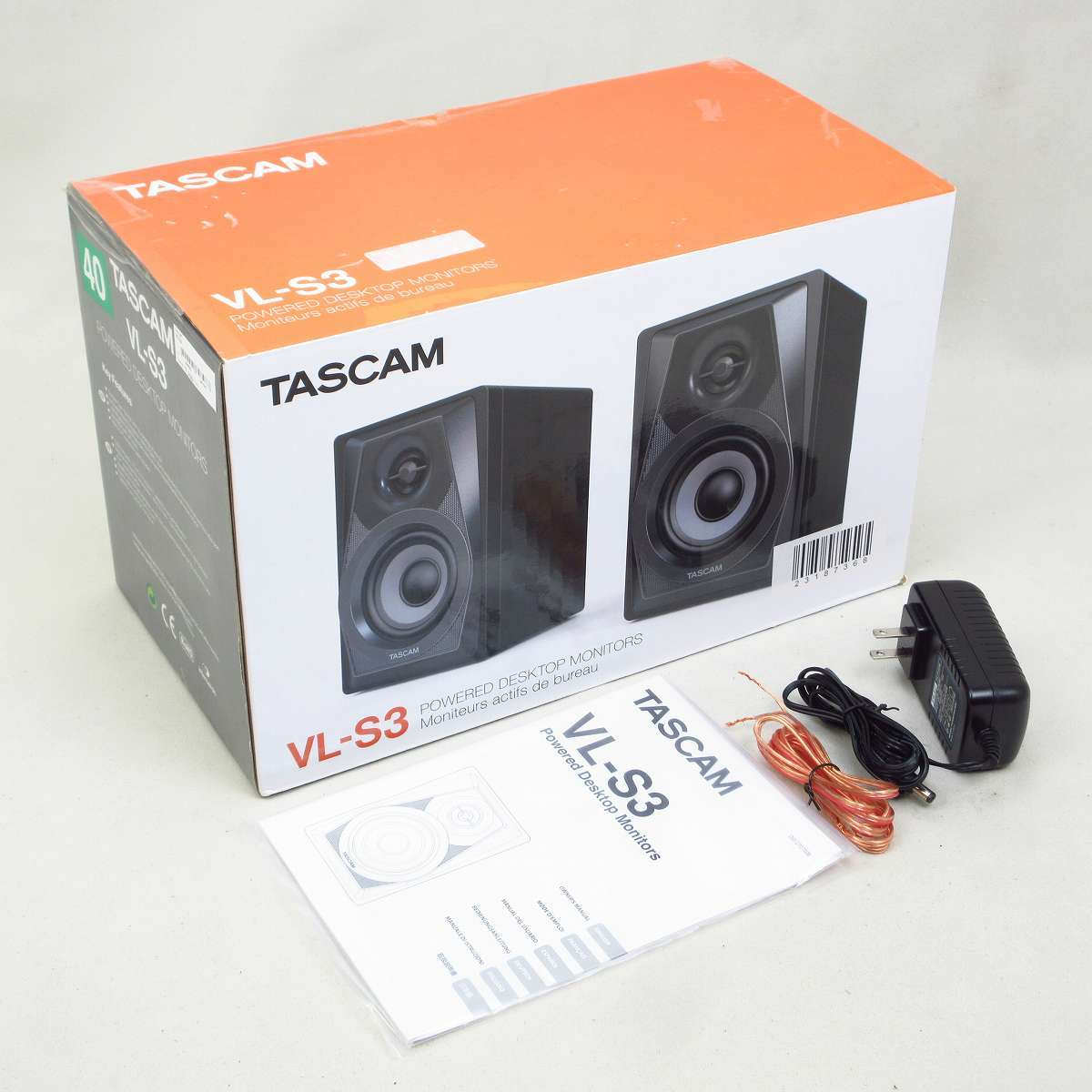 Tascam VL-S3 コンパクトなモニタースピーカー 【横浜店】（中古