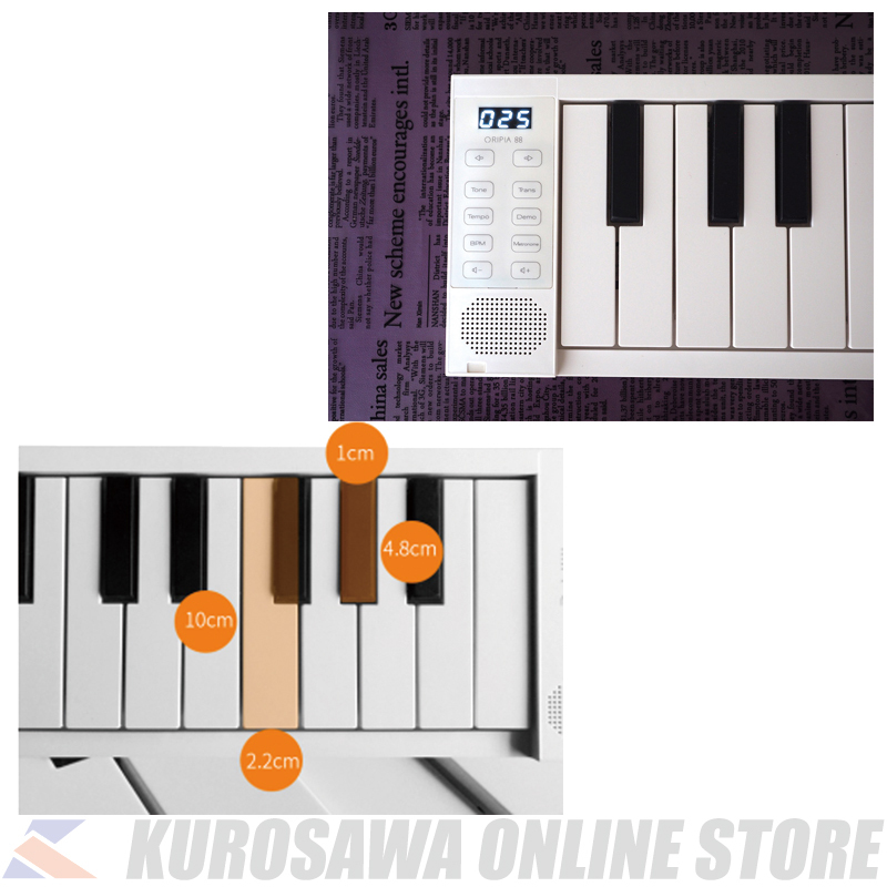 TAHORNG ORIPIA88 折りたたみ式電子ピアノ/MIDIキーボード【送料無料
