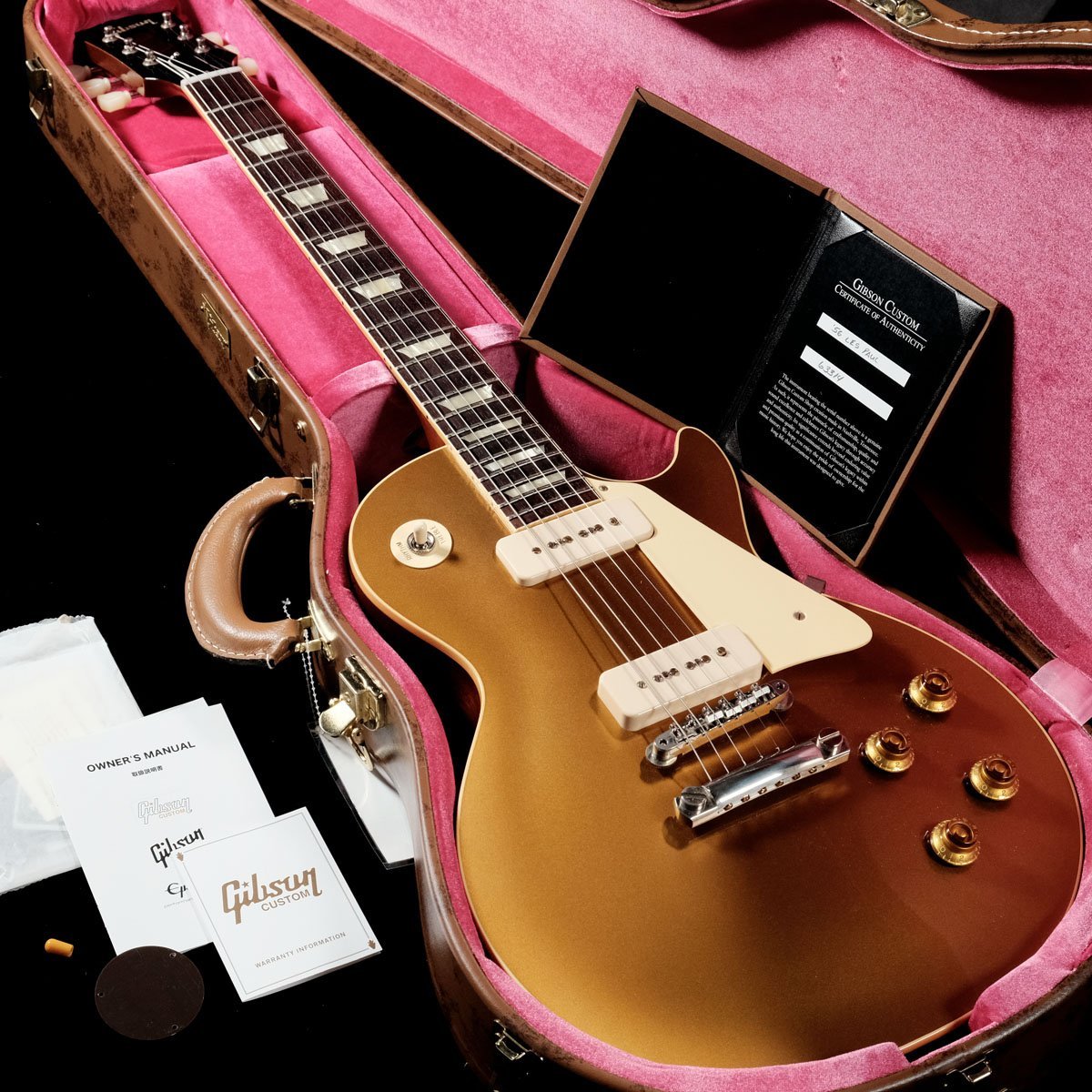 Gibson Custom Shop 1956 Les Paul Gold Top Faded Cherry Back VOS