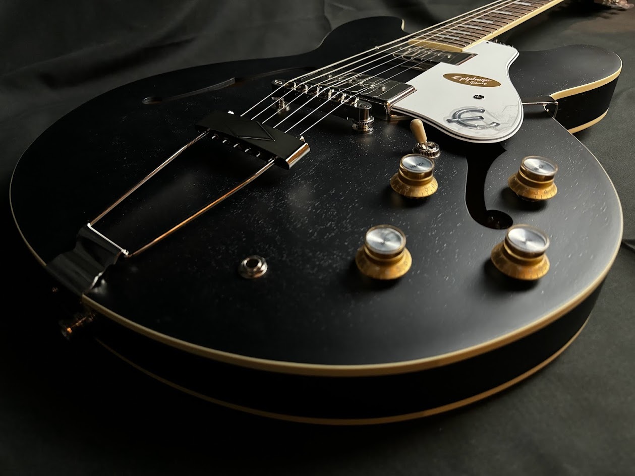 Epiphone Casino Worn Worn Ebony フルアコギター カジノ（新品/送料