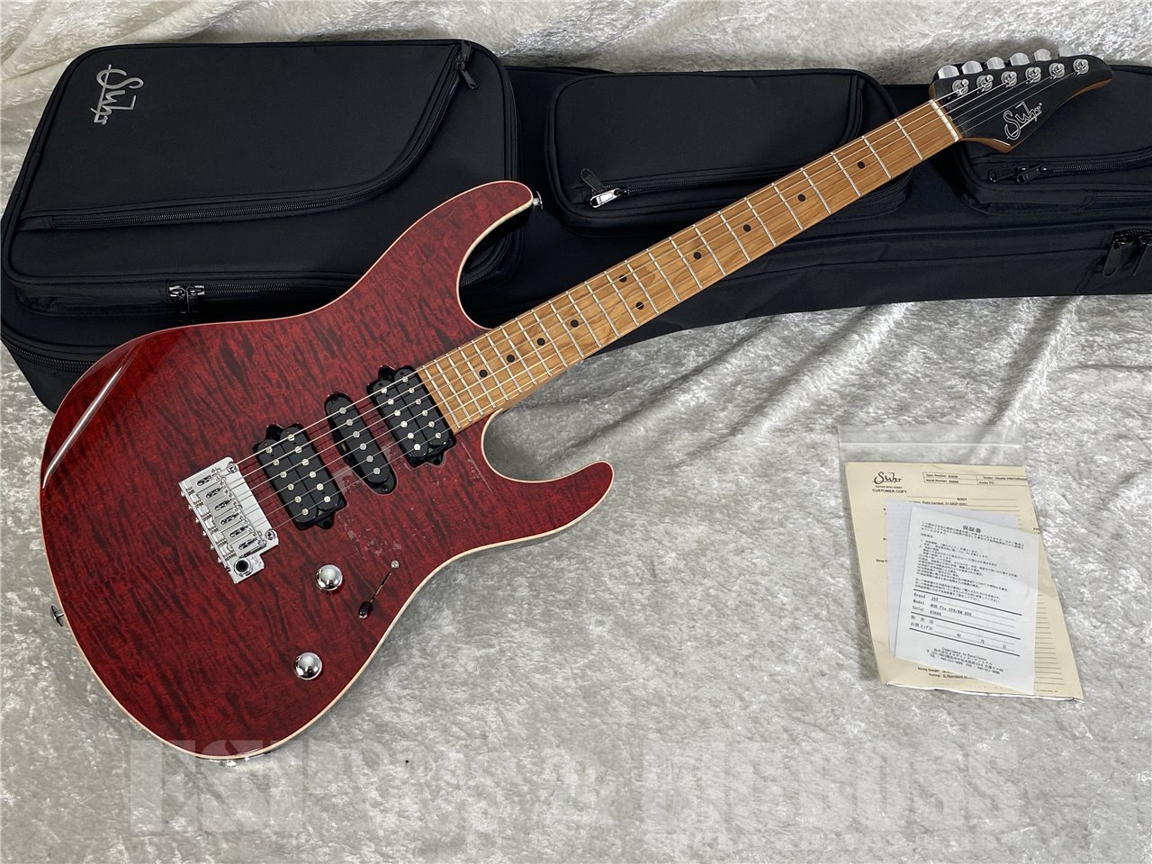 Suhr JST Modern Plus RM HSH(Chili Pepper Red)（新品/送料無料