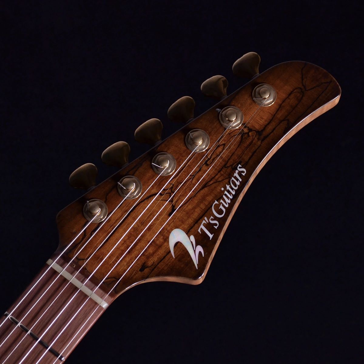 T's Guitars DST-Pro24 5A Roasted Flame Maple Neck / Brazilian