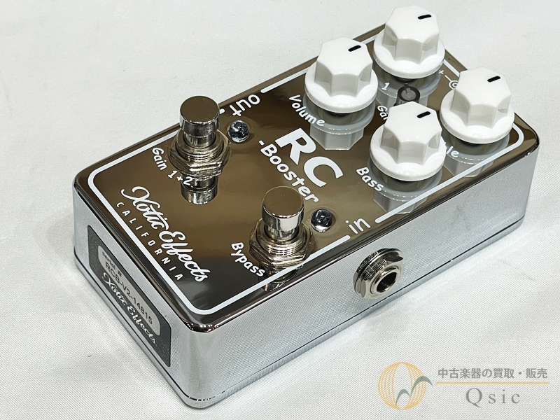 Xotic RC Booster V2 美品 動作確認のみ 箱等付属 Xotic RC Booster V2 [UMR65]【箕面店在庫】（中古）【楽器検索