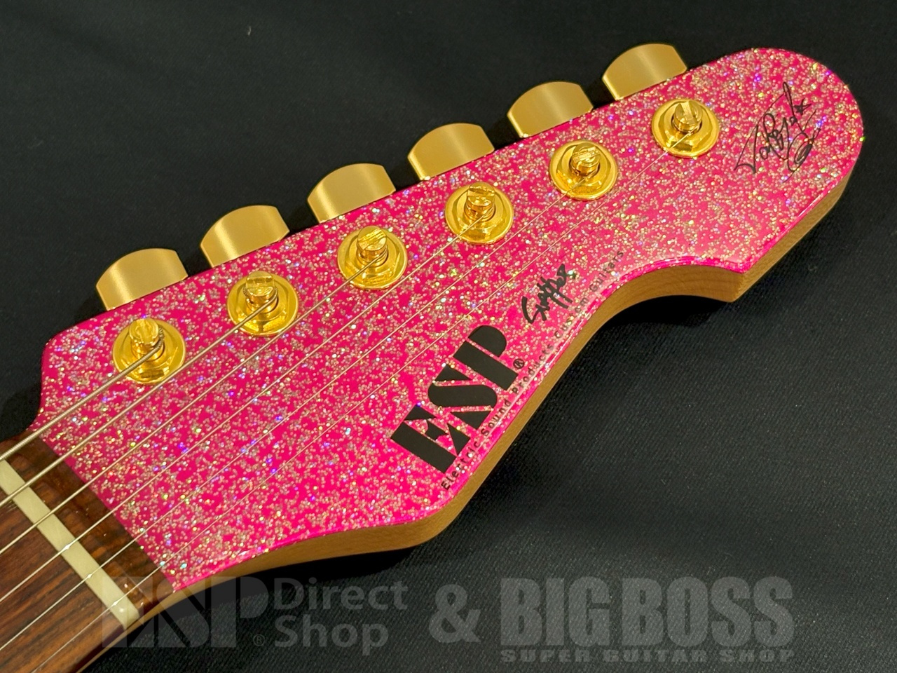 bd1234　ESP snapperタイプ オーダーギター ESP SNAPPER Ohmura Custom/R Twinkle Pink（新品/送料無料