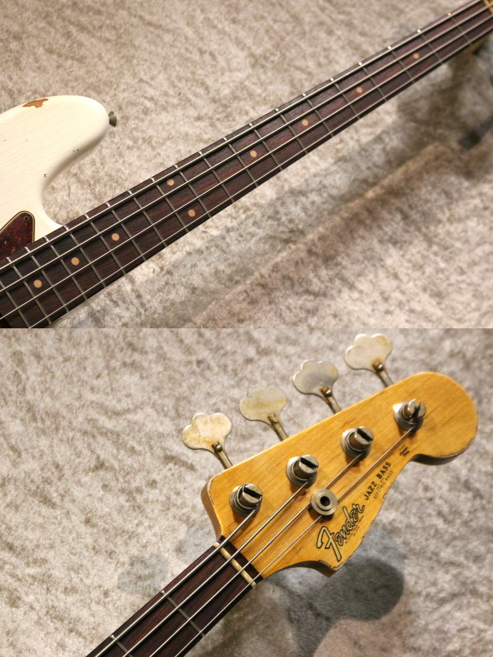 【本日限定出品】Fender custom shop 61 スタックノブ Fender Custom Shop 1961 Jazz Bass Heavy Relic -Aged Olympic