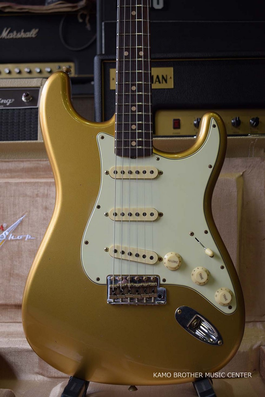 Fender Japan Stratocaster ゴールド 1991 Fender Custom Made Stratocaster '62 Vintage Reissue