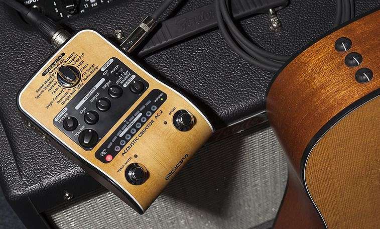 ZOOM AC-2 Acoustic Creator アコースティックギター用 プリアンプ