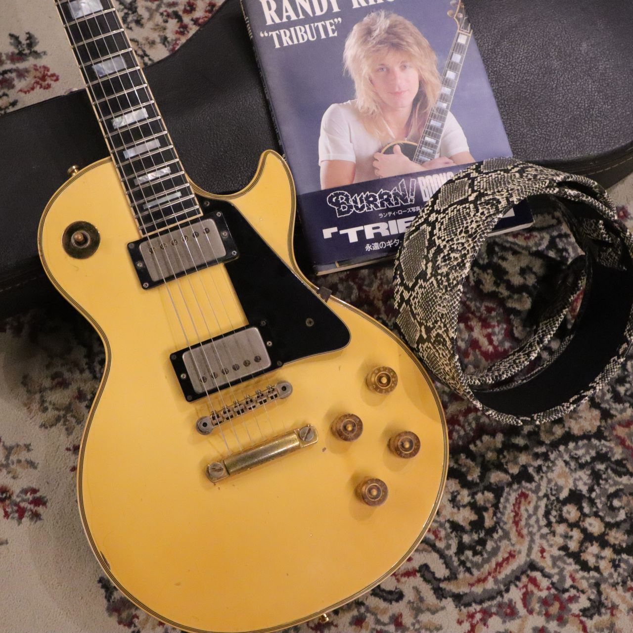 045　貴重　ヴィンテージGibsonバスチケット 10ロール Gibson Les Paul Custom ～White Finish～ R.R Style 1974 [4.69kg]【G