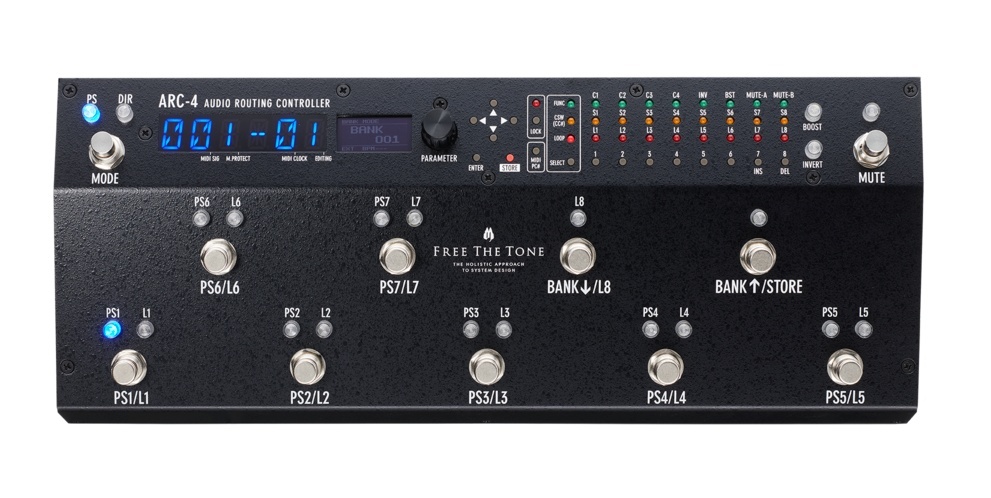 ARC-4 エフェクトコントローラー Free The Tone ARC-4 Audio Routing Controller（新品/送料無料