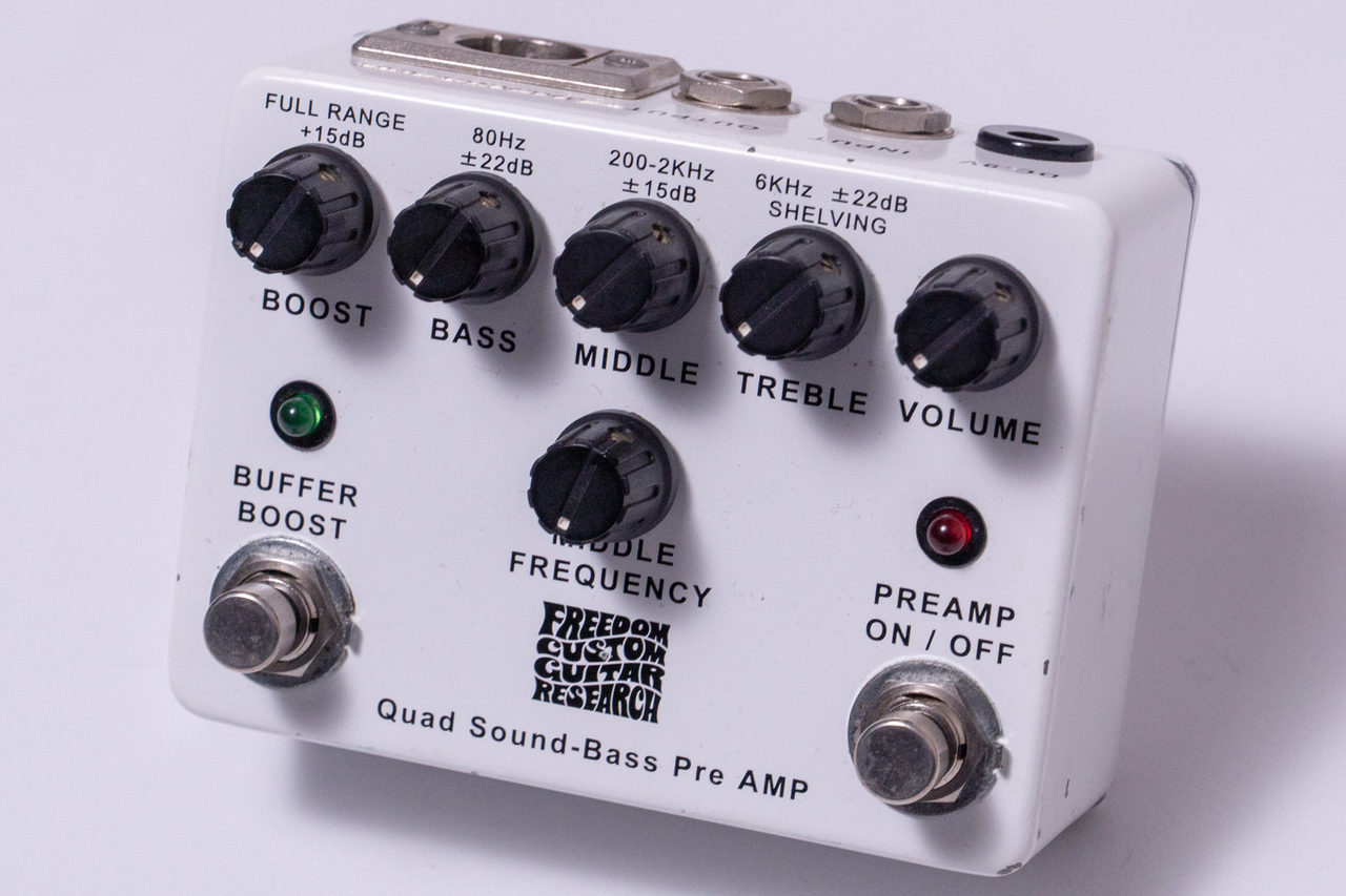 Quad Sound Bass Preamp ベースプリアンプ Freedom Custom Guitar Research “Quad Sound Bass Pre Amp II