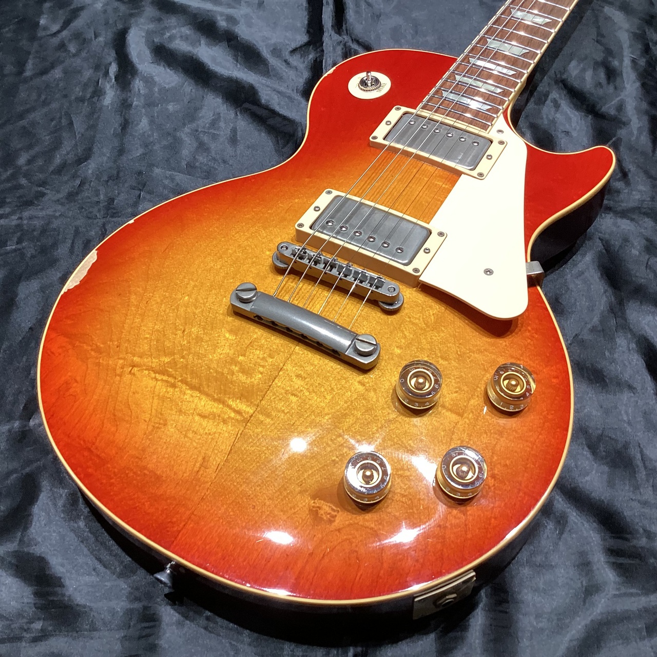 ギター Ephiphone Japan Les Paul Standard Epiphone LPS-90 Les Paul Standard Guitar Sunburst Long Tenon