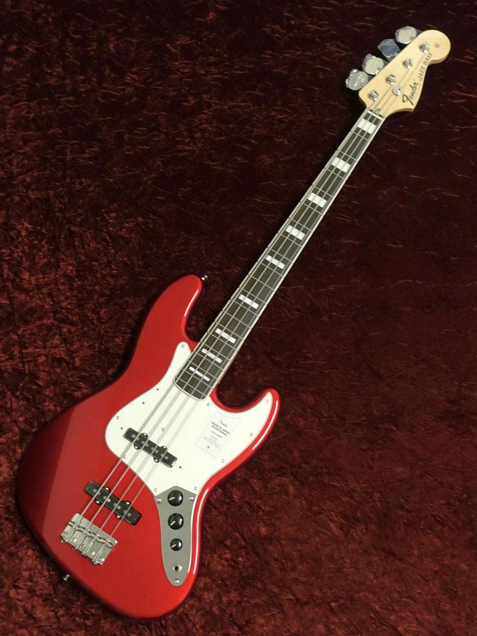 Fender Traditional II 70s Jazz Bass Candy Apple Red #JD25024483