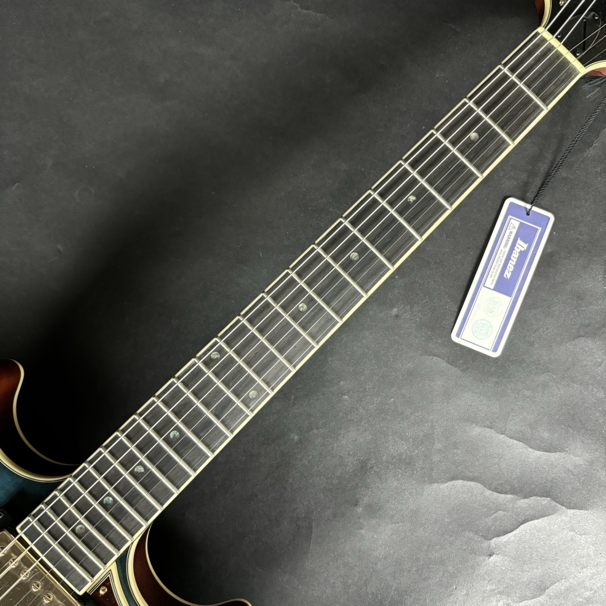 Ibanez AMH90QM TBL フルアコギター（新品/送料無料）【楽器検索