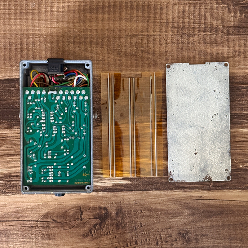 1983年ビンテージ日本製 BOSS SD-1 PSA対応改造 BOSS SD-1改造？リペア？コンデンサ交換 スーパーオーバー
