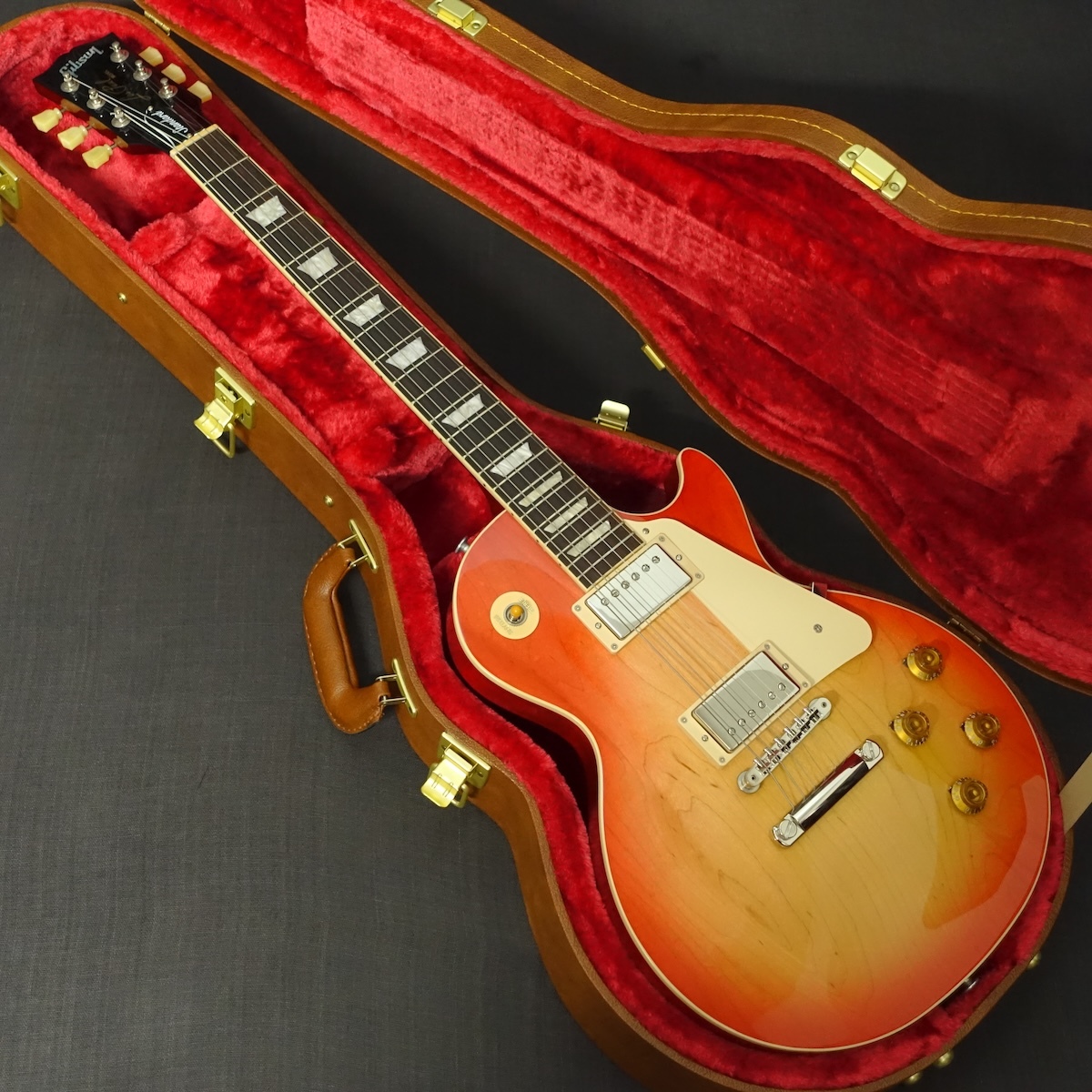 Gibson Les Paul Standard 50s Plain Top Washed Cherry Sunburst