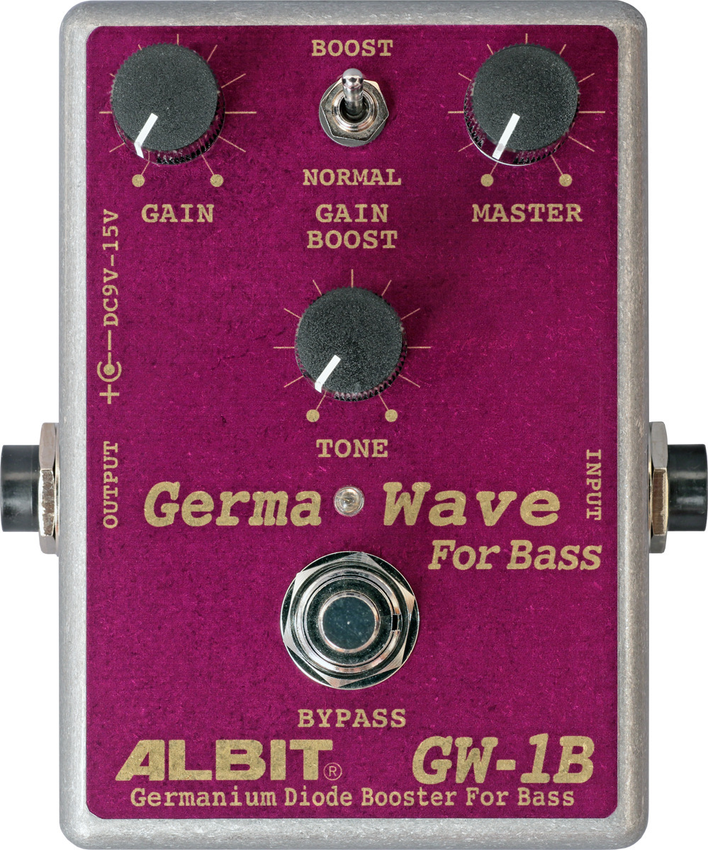ベース ALBIT GERMANIUM DIODE BOOSTER GW-1B ALBIT GERMANIUM DIODE BOOSTER FOR BASS / GW-1B（新品/送料