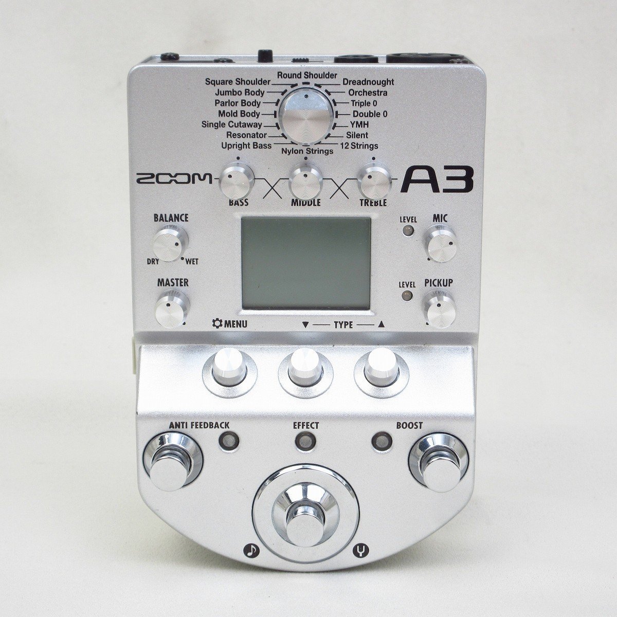 ZOOM A3 Pre-Amp & Effects for Acoustic Guitar