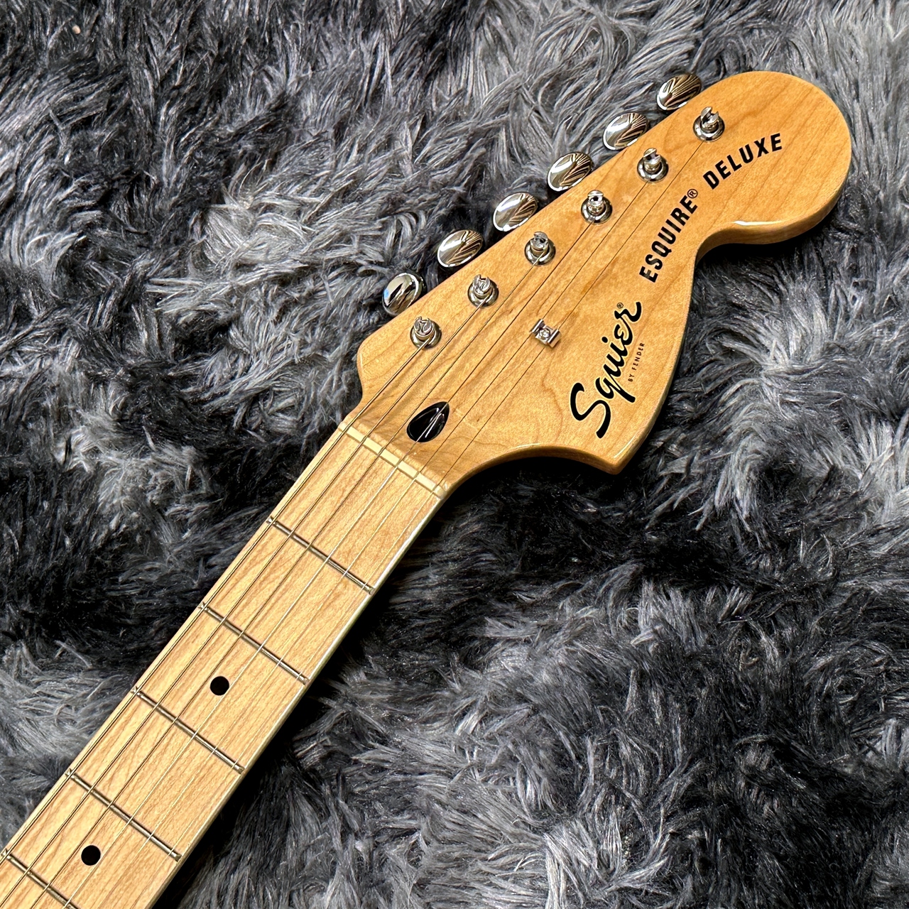 【最終お値下げ】Squier Paranormal Esquire Deluxe Squier by Fender Paranormal Esquire Deluxe Metallic Black