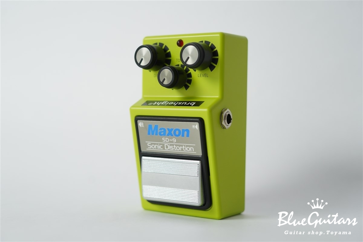 ギター maxon SD9 brush eight mod ver.4.0 SOLD【10台予約受付中!!】Maxon Sonic Distortion SD9 “Brush
