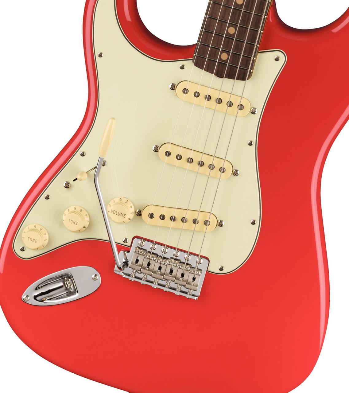 Fender American Vintage II 1961 Stratocaster Left-Hand Fiesta Red 