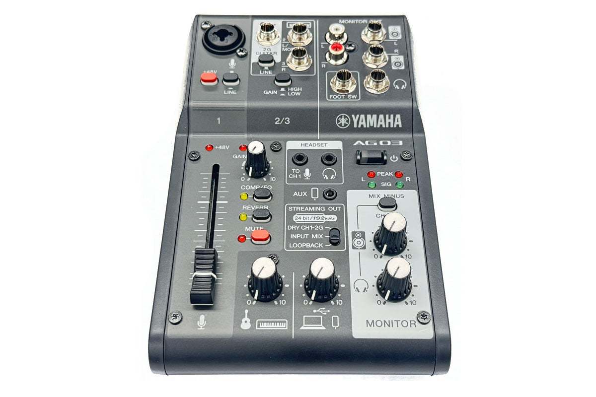 YAMAHA AG03MK2 B (ブラック) ライブストリーミングミキサー【デモ使用