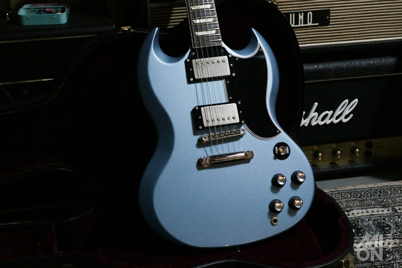 Gibson Custom Shop Les Paul SG Standard Blue 2011 w/ Monty's