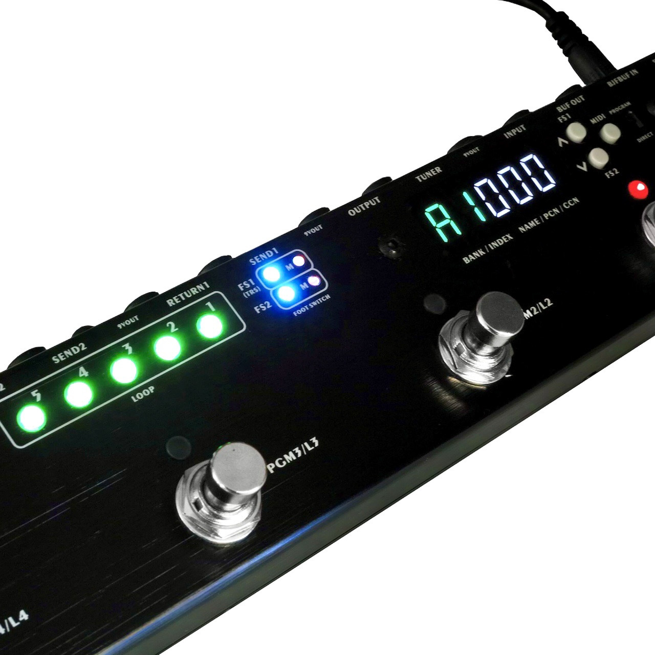ONE CONTROL Caiman Tail Loop 【BJF Buffer搭載】【5LOOP&MIDI対応