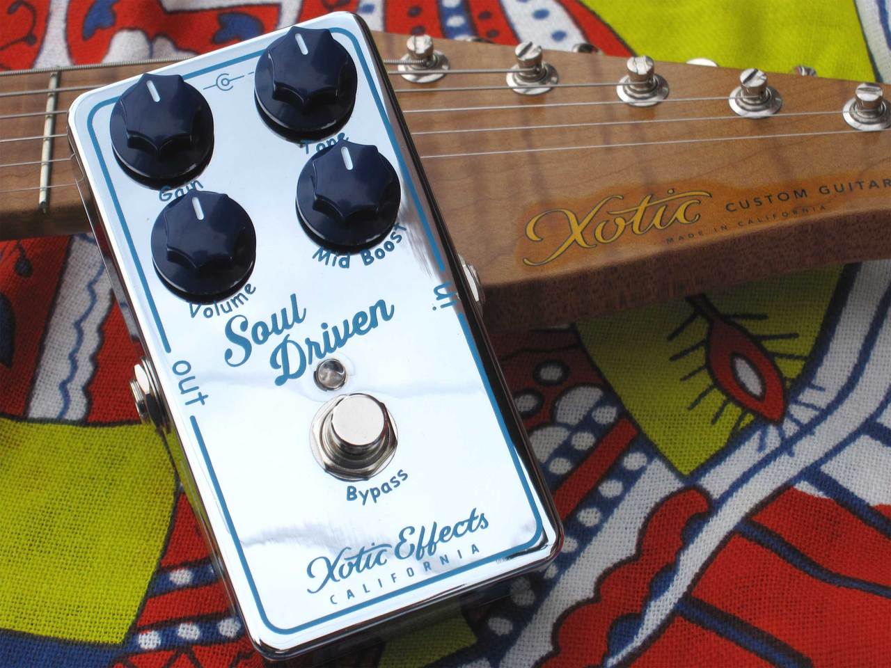 Soul Drivenギターエフェクター XOTIC / Soul Drivenの特徴と使い方などレビュー。中域が