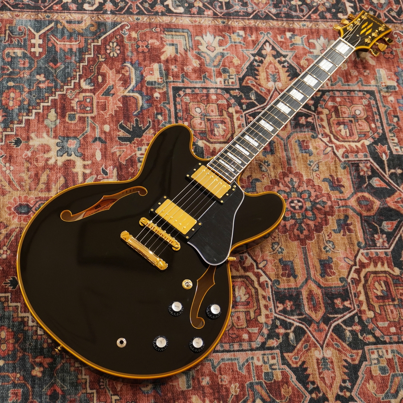 EDWARDS E-SA-CTM / Black 【セミアコ】（新品/送料無料）【楽器検索