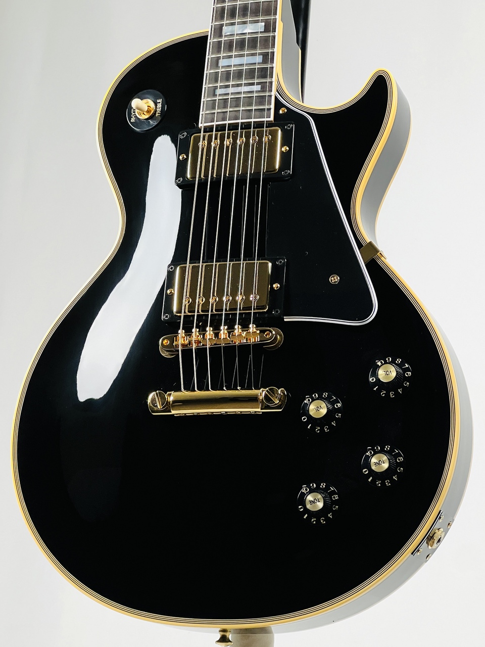 グレコ　レスポールスタイル エレキギター ブラック　レア Gibson Custom Shop 1968 Les Paul Custom Reissue Gloss -Ebony