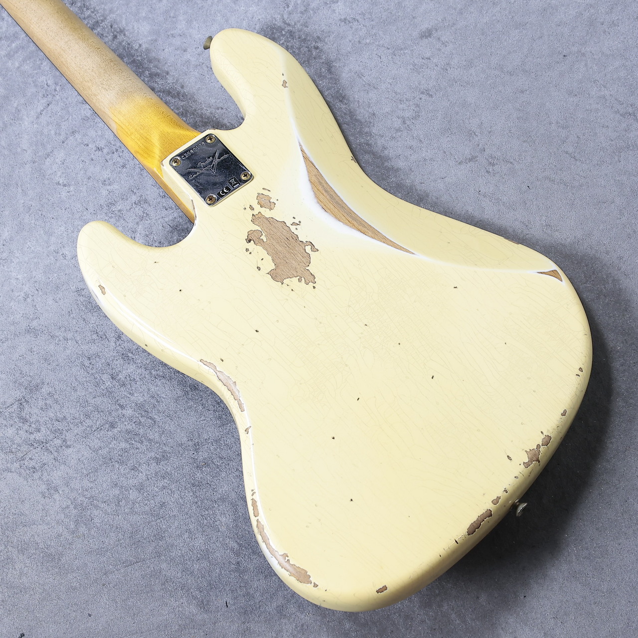 Fender Custom Shop 1961 Jazz Bass Heavy Relic - Vintage White