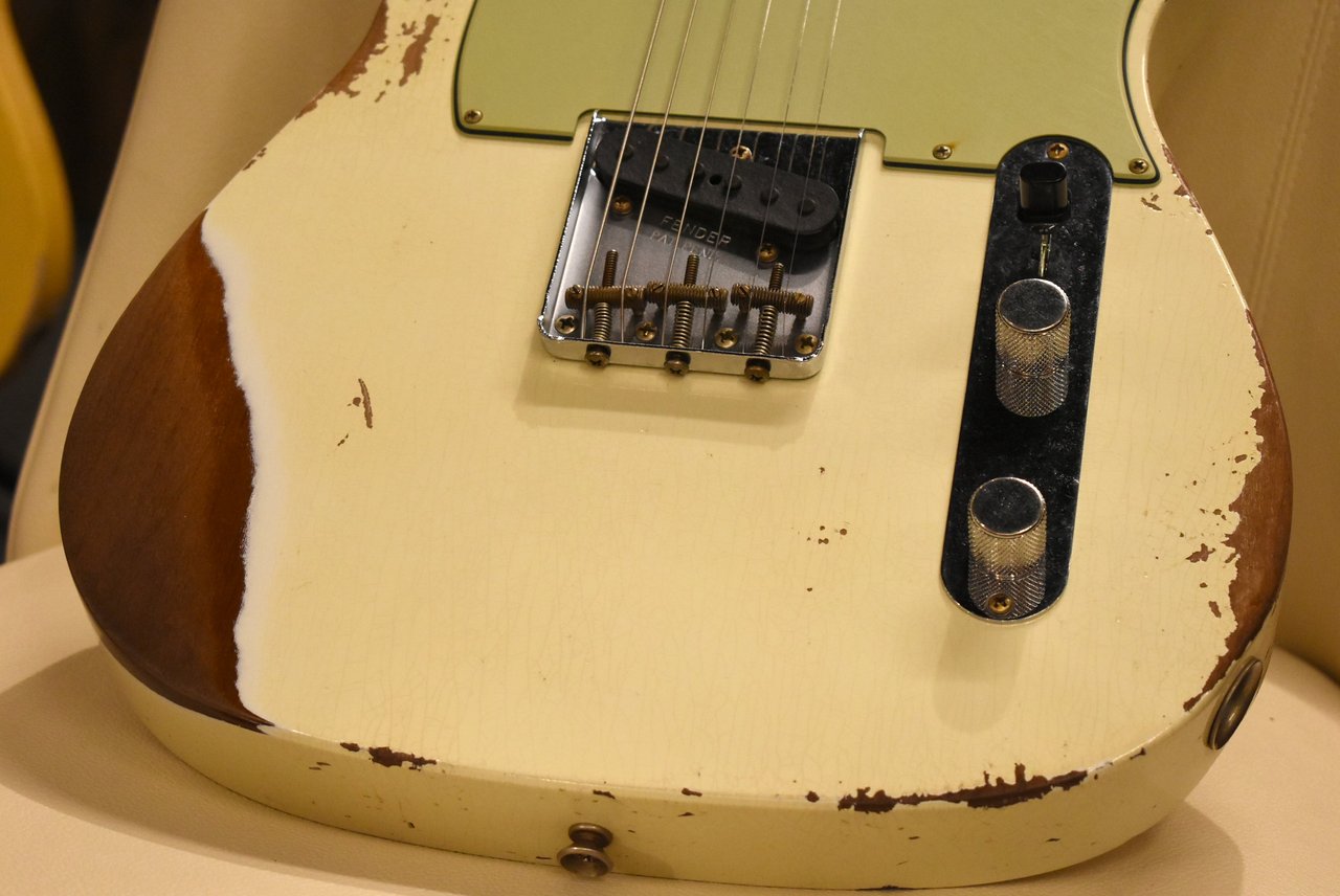 Fender Custom Shop 1961 Telecaster Heavy Relic Aged Olympic White