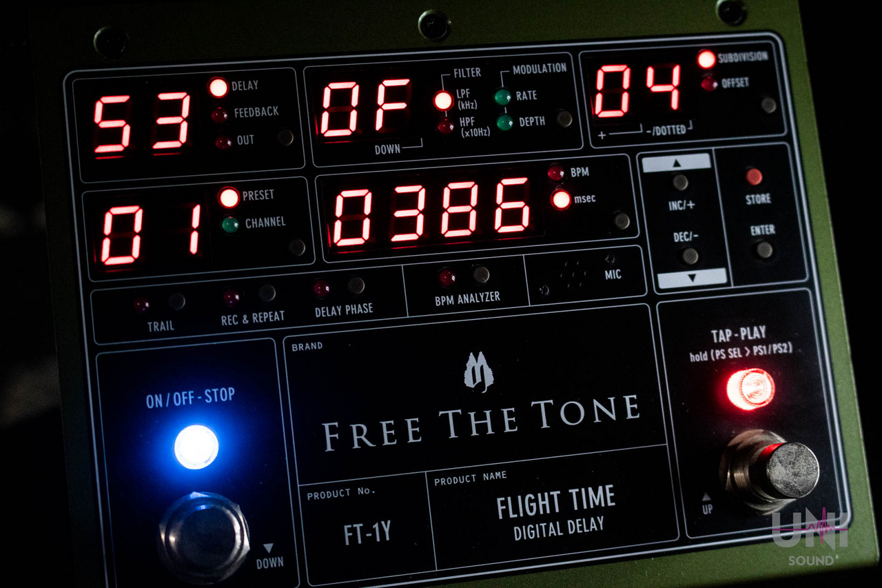Free The Tone FLIGHT TIME FT-1Y DIGITAL DELAY（中古）【楽器検索 