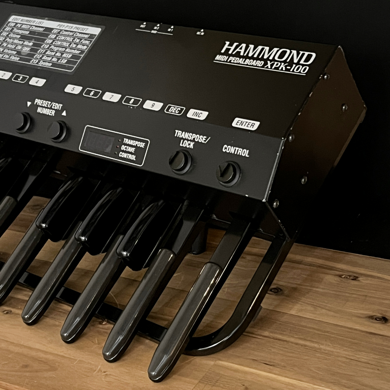 Hammond XPK-100 MIDI Pedalboard / 13-Key MIDI Pedal Keyboard（中古
