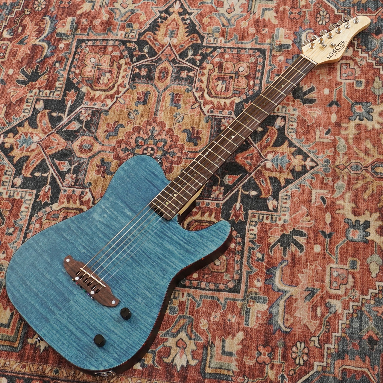 SCHECTER OL-FL-FM-2 / SSTB (Satin See-Through Blue) -Japan