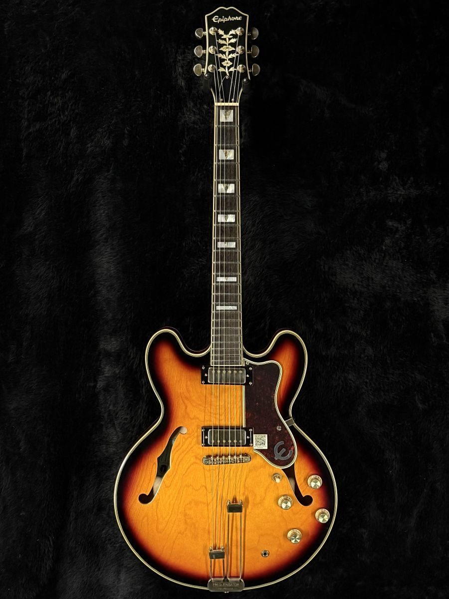 Epiphone 50th Anniversary 1962 Sheraton E212T Outfit-Vintage