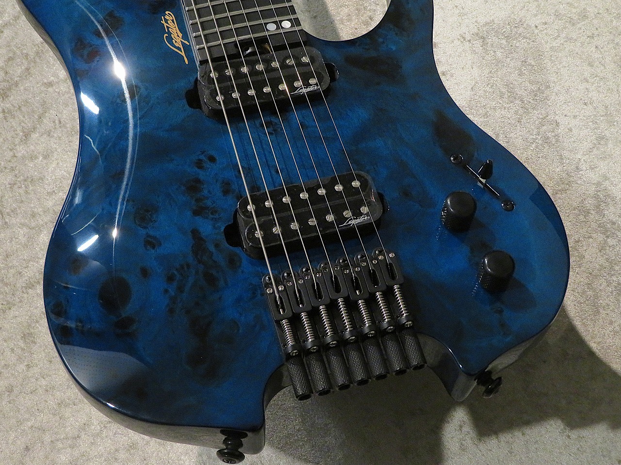 Legator 【ヘッドレス7弦】GHOST G7SS -Blue Burl- #IM25060746