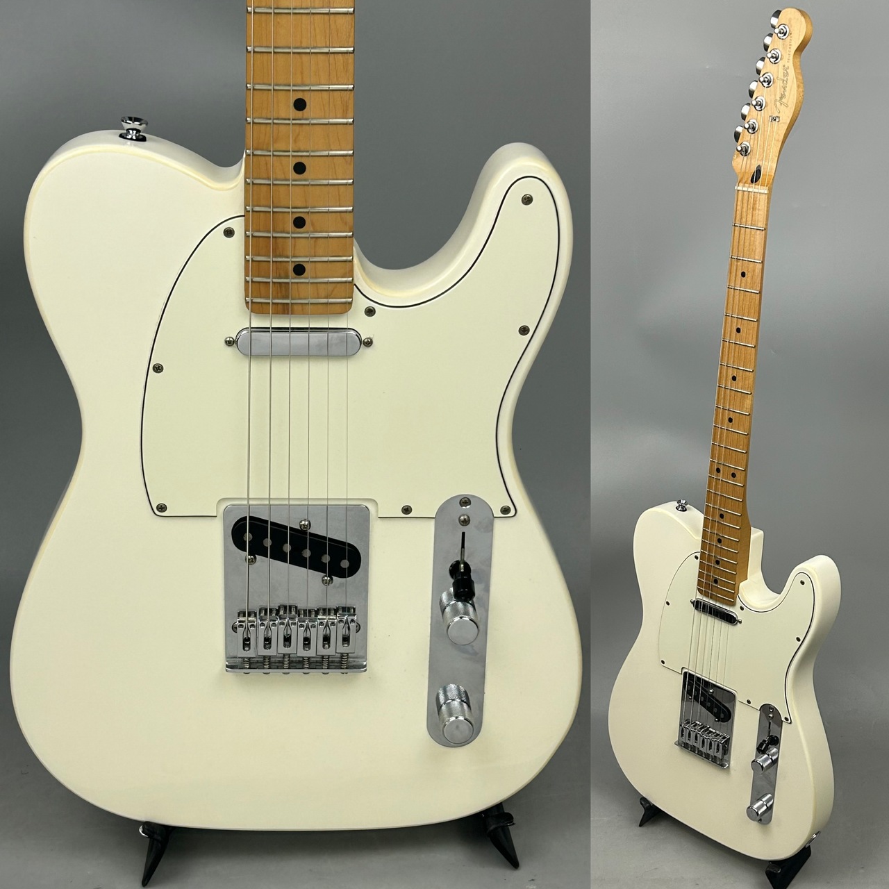 Fender メキシコ Telecaster テレキャスター White Fender Mexico Player Telecaster Polar White 2019年製（中古/送料