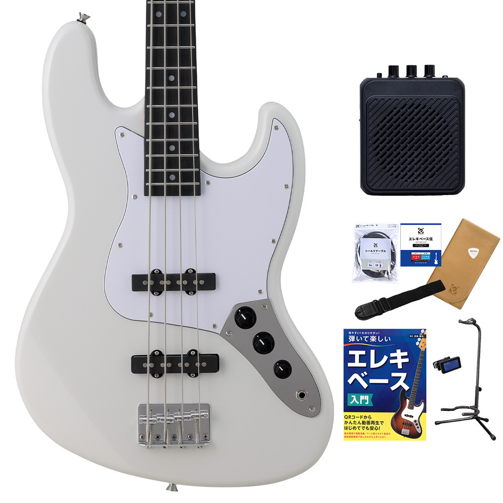 BUSKER'S BJB-Standard ベース初心者12点セット【ミニアンプ付き】 GWT