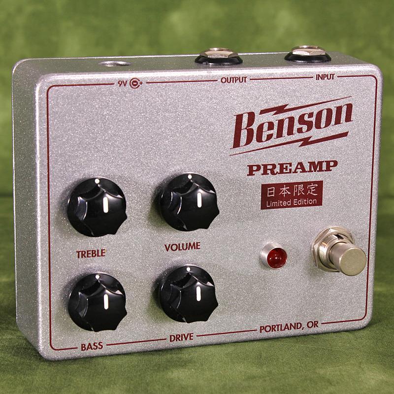 最終価格　日本限定版 正規輸入品 Benson PREAMP デッドストック Benson Amps USED 中古 Preamp Pedal 【SILVER×OX BLOOD】（中古