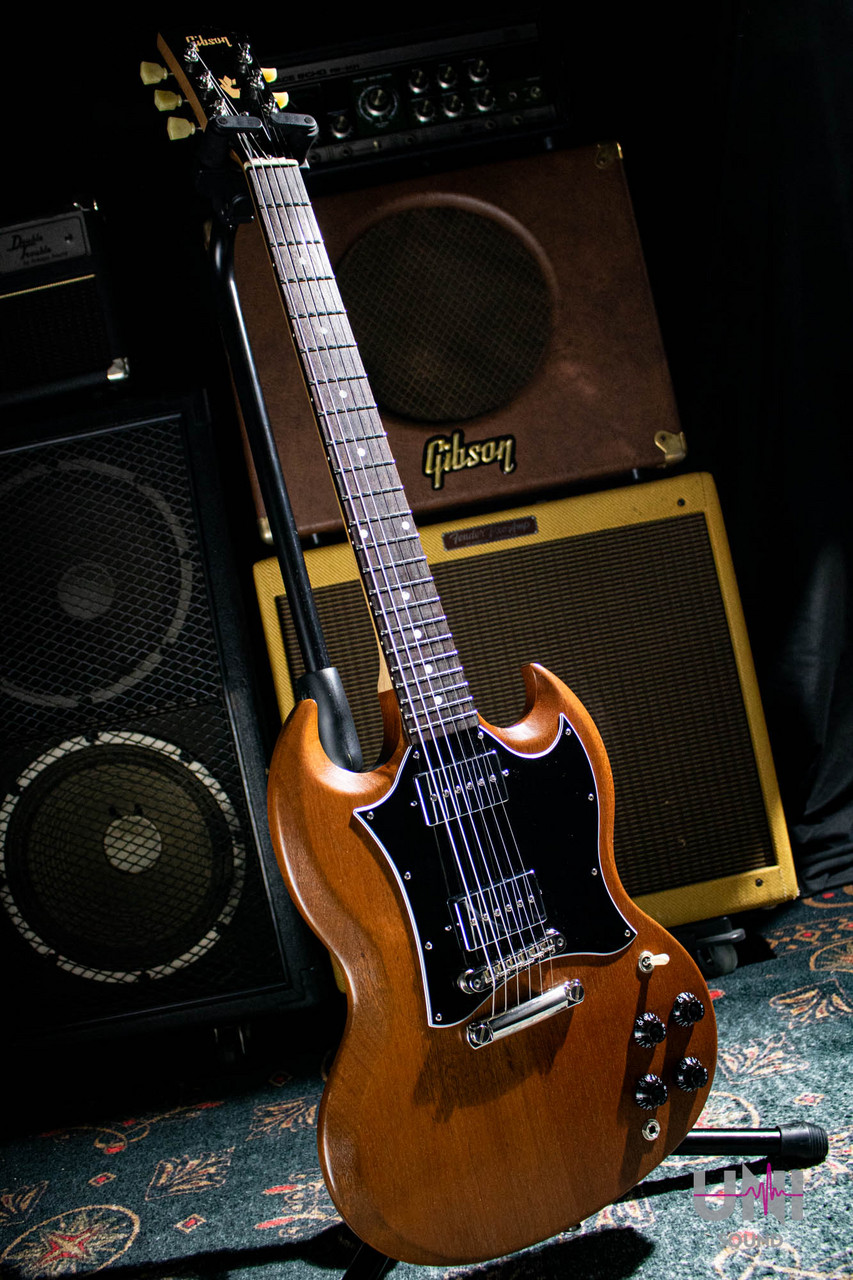 Gibson SG Tribute 2022 Natural Walnut w/ KENT ARMSTRONG