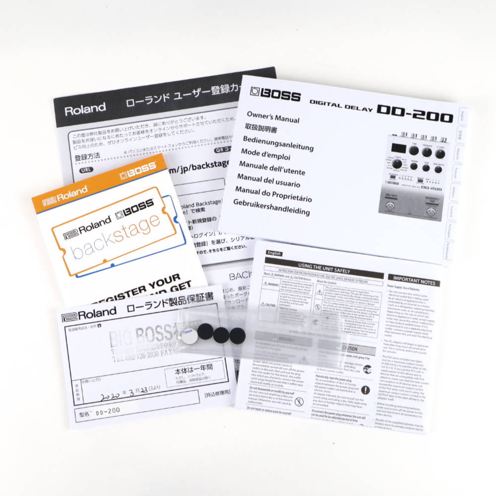BOSS DD-7 Digital Delay（デジタルディレイ）箱・説明書付き BOSS 【中古】 デジタルディレイ エフェクター BOSS DD-200 DIGITAL