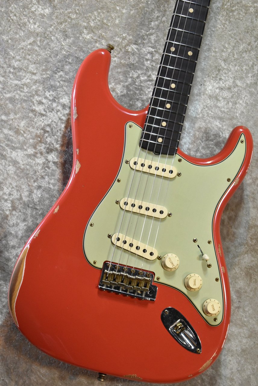 Fender Custom Shop 1963 Stratocaster Relic Aged Fiesta Red R141994