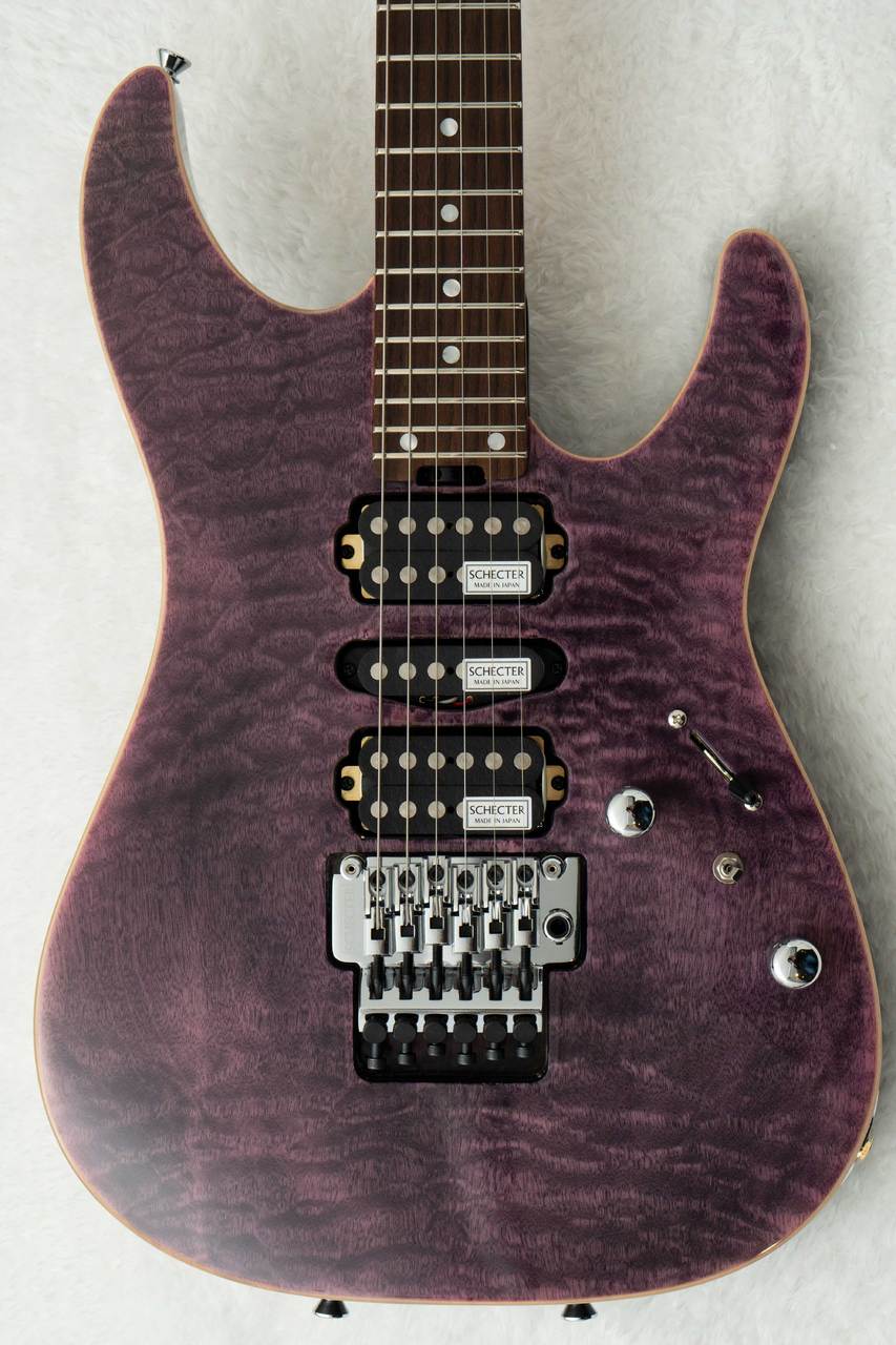 SCHECTER NV-3-24-AL -See-thru Purple / PUR-（新品/送料無料）【楽器