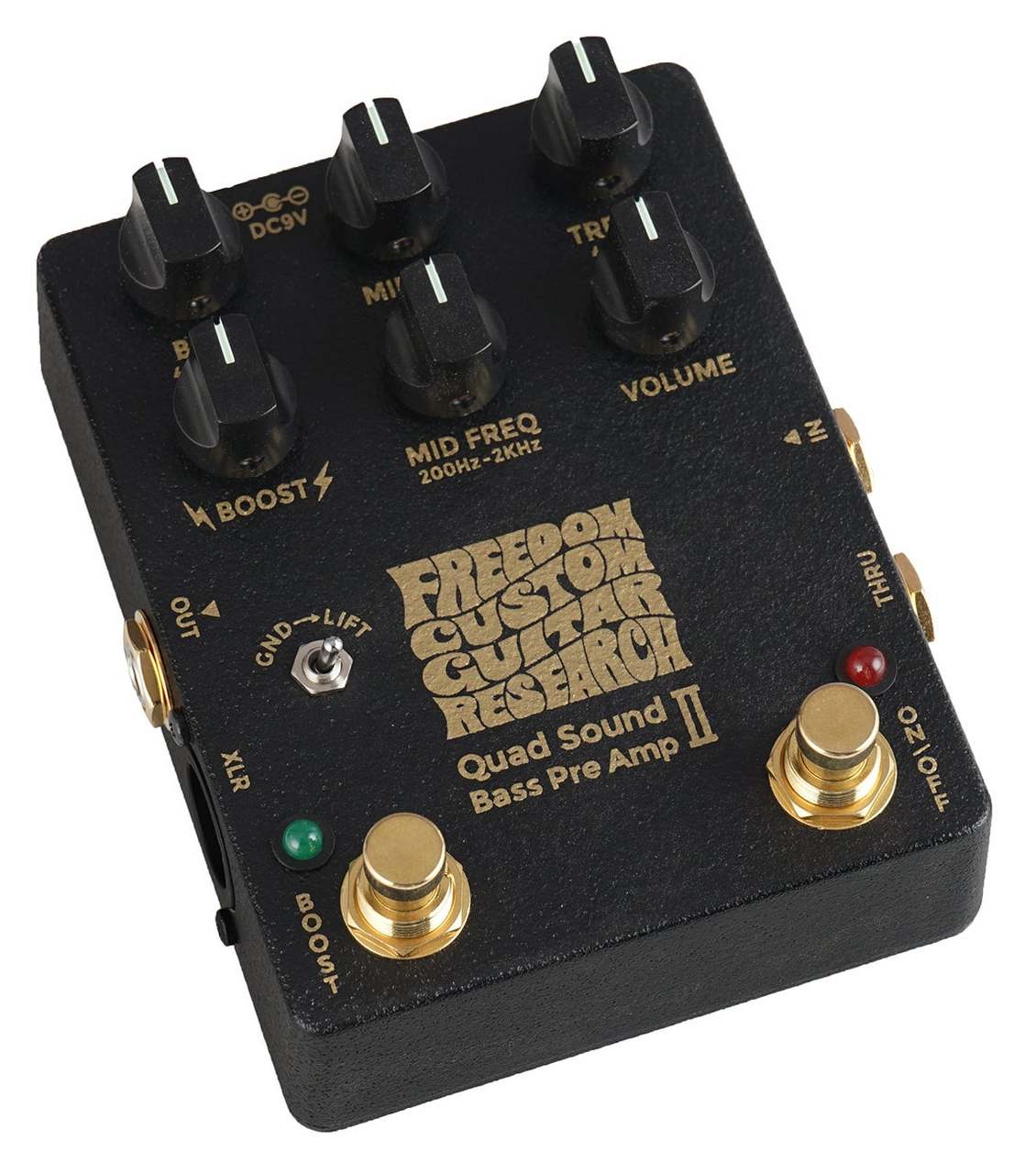 ベース Freedom Quad Sound-Bass Pre AMP FREEDOM Quad Sound Bass Pre Amp II Limited Black SP-BP-03BK