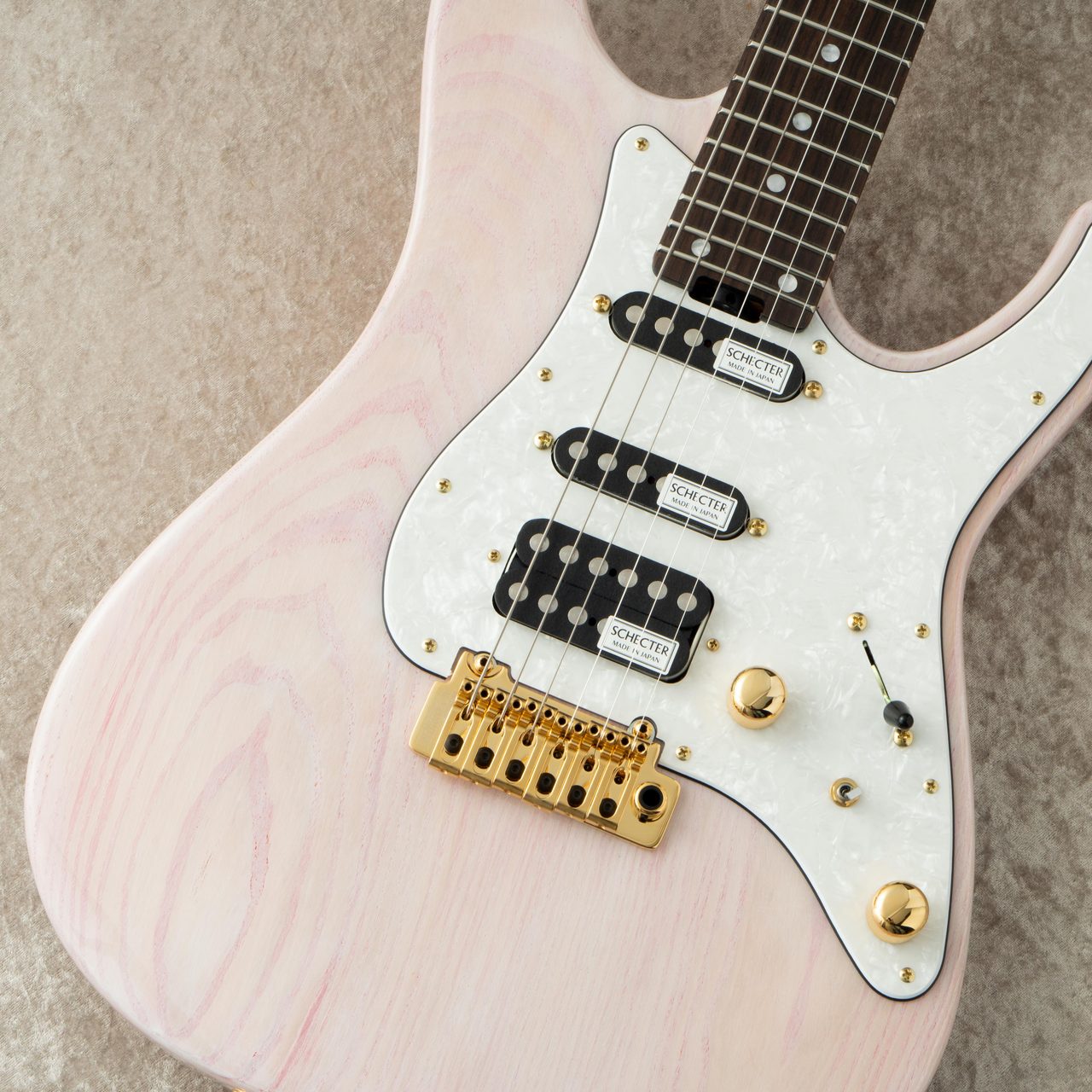 SCHECTER BH-1-STD-24/R Limited -See-Through Shell Pink- #S2408024 【限定生産 モデル】（新品/送料無料）【楽器検索デジマート】