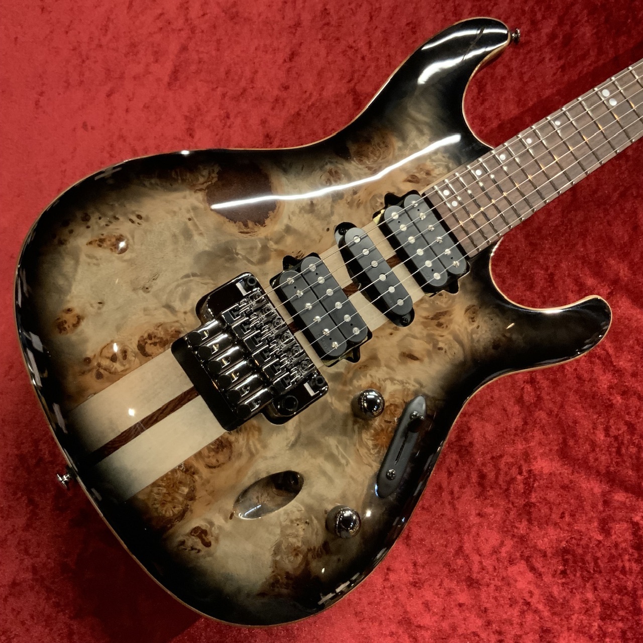 Ibanez S1070PBZ-CKB(Charcoal Black Burst)