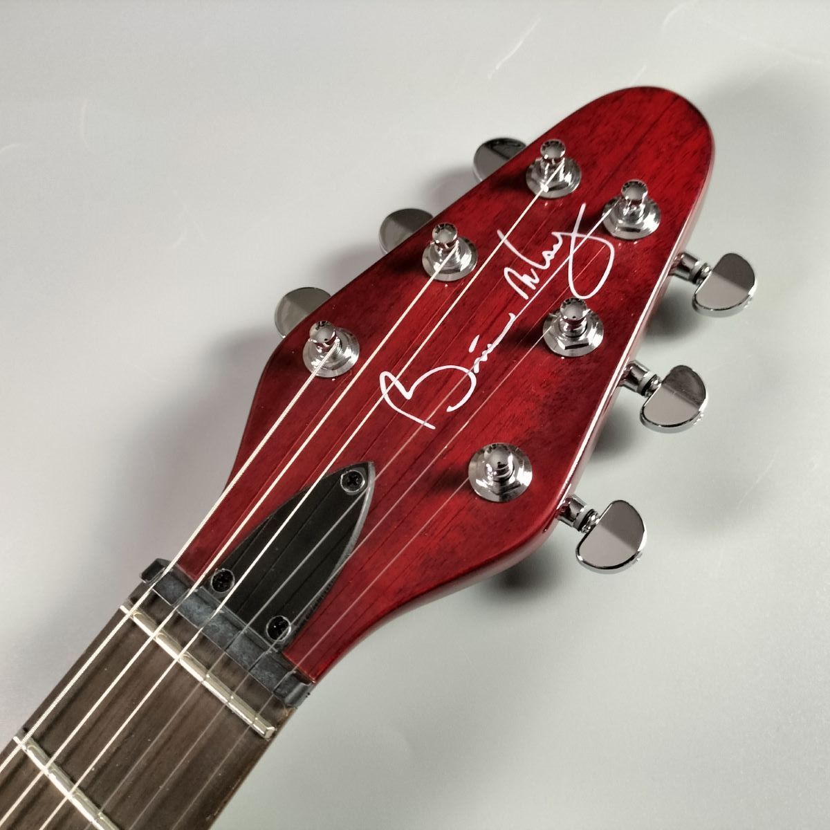 即決：送込 BURNS TRI-SONIC ピックアップ QUEEN Brian May Red